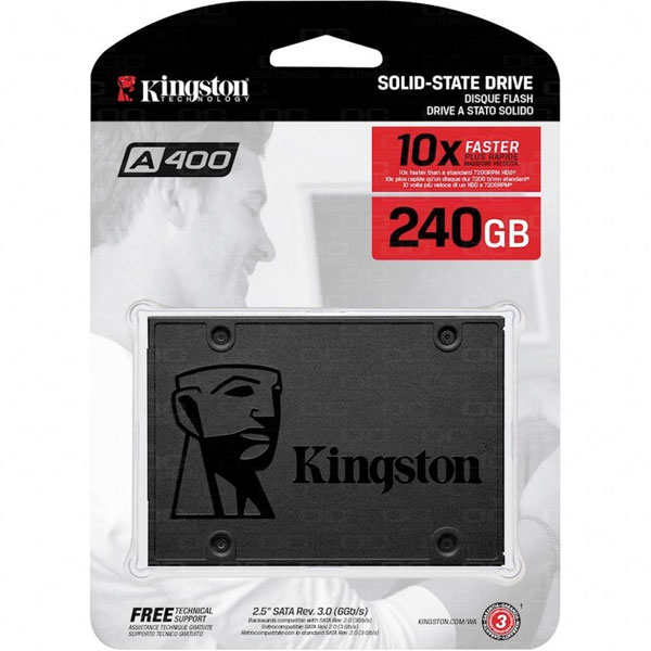 Disco Solido SSD Kingston A400 240GB