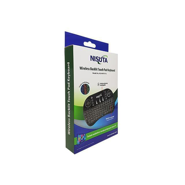 Teclado Inalámbrico con Touchpad Nisuta NS-WIKTV76