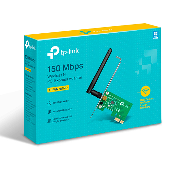 Placa de Red Wifi PCI-E TP-Link TL-WN781ND