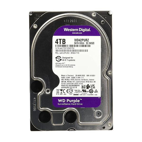 Disco Rigido 4TB Western Digital Purple