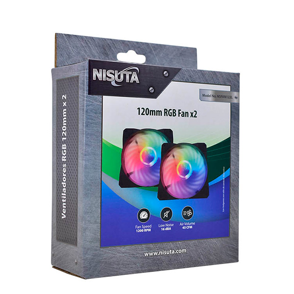 Kit x 2 Cooler Nisuta NSFAN122L