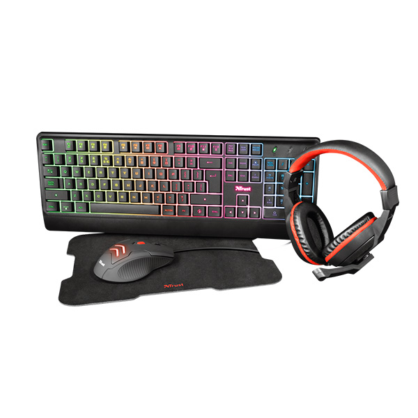 Kit Trust Ziva 4 en 1 Gaming Bundle