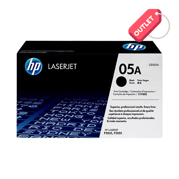 Tóner HP 05A (CE 505A) Negro Original (Outlet)