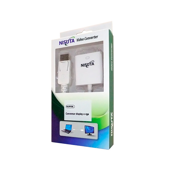 Adaptador DisplayPort a VGA Nisuta