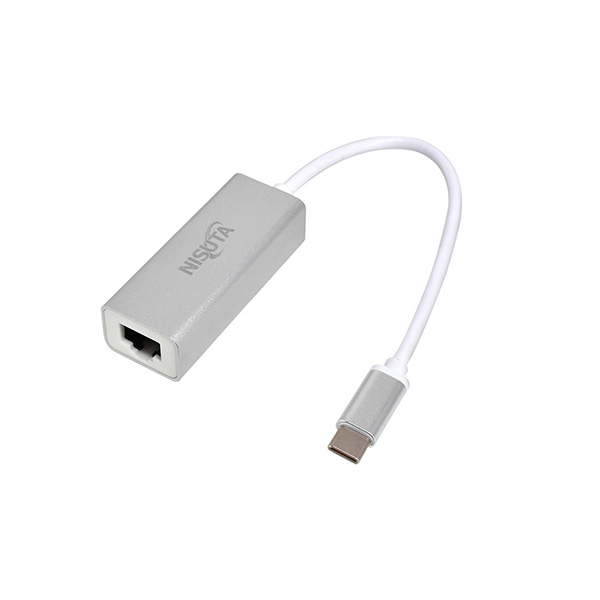 Adaptador USB-C a Gigabit Ethernet 10/100/1000Mbps Nisuta - Imagen 2