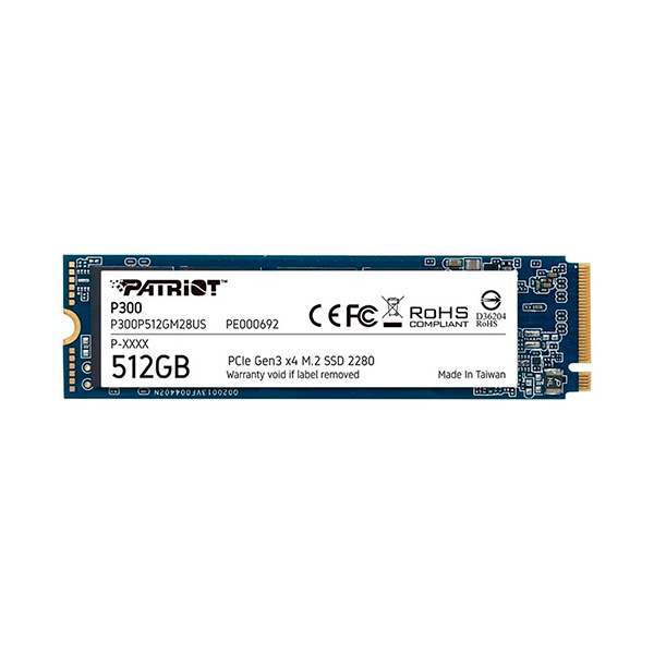 Disco Solido SSD Patriot P300 NVMe 512GB - Imagen 2