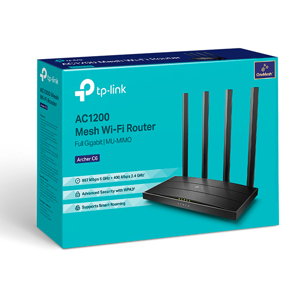 Router Inalámbrico TP-Link Archer C6 AC1200