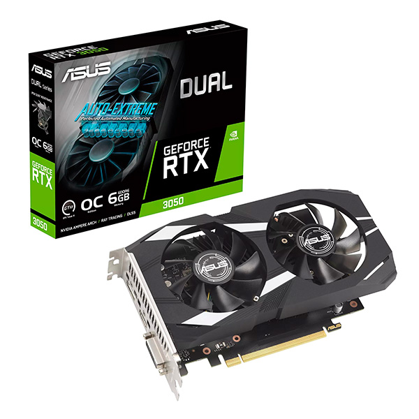 Placa de Video Asus Geforce RTX 3050 Dual OC 6GB