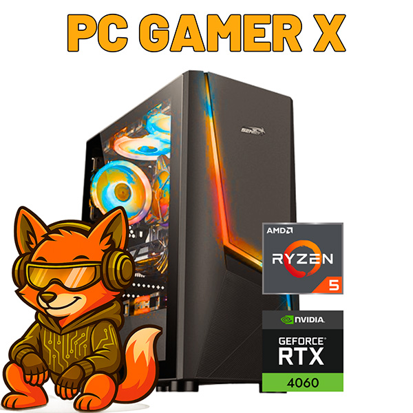 PC Gamer X (Ryzen 5 5600GT / 32GB / SSD 512GB / RTX 4060)
