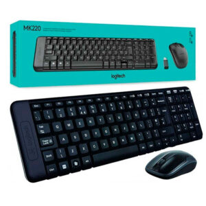 Kit Teclado y Mouse Inalámbrico Logitech MK220