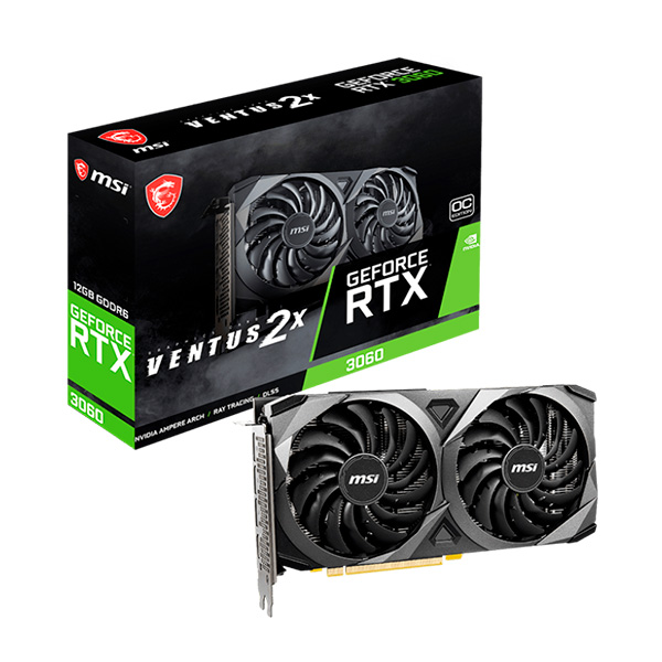 Placa de Video MSI Geforce RTX 3060 Ventus 2X 12GB