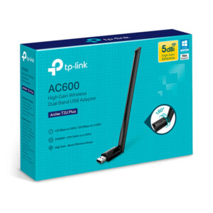 Adaptador Inalámbrico USB Doble Banda AC600 TP-Link Archer T2U Plus