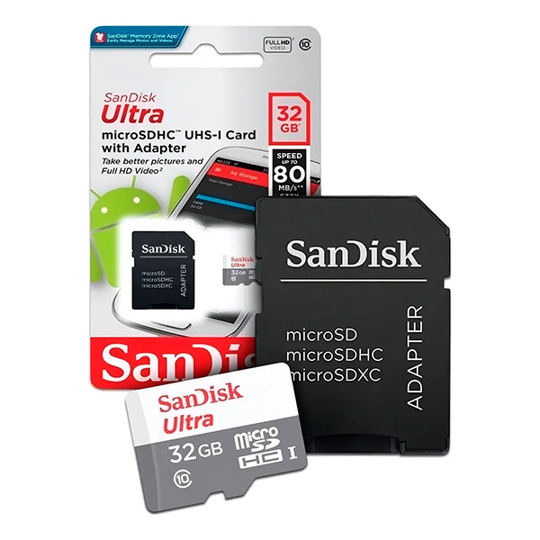 Memoria MicroSD Sandisk Ultra 32GB